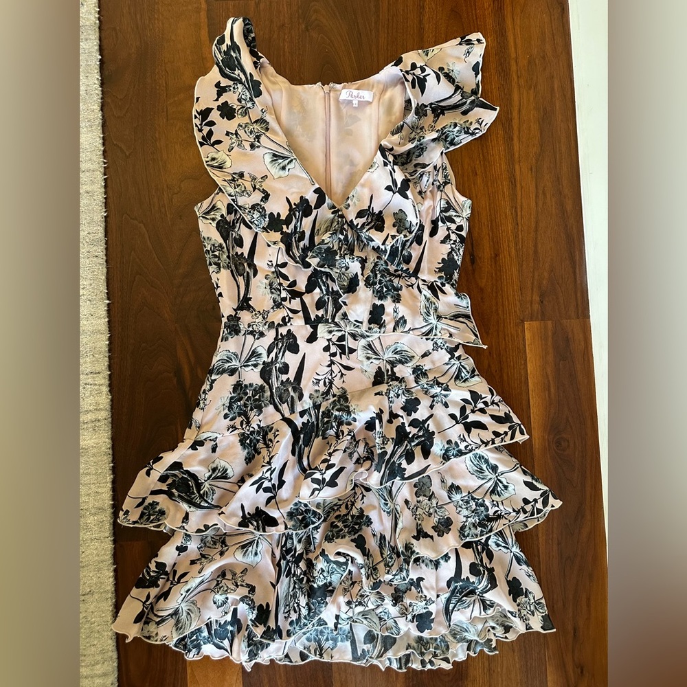 Parker Ruffle Floral Dress